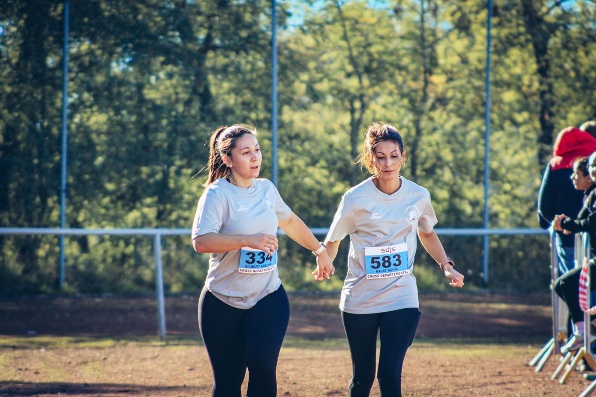 Arrivée courses féminine