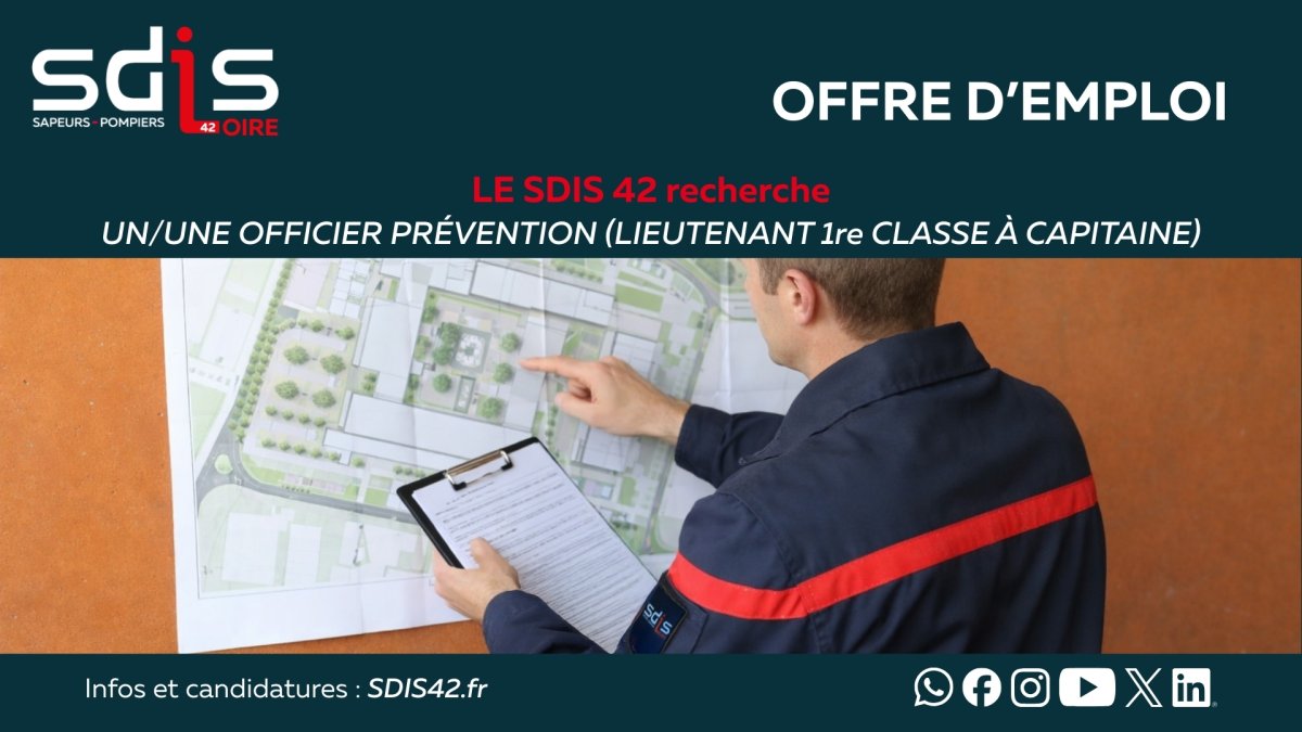 Offre d'emploi officier prévention