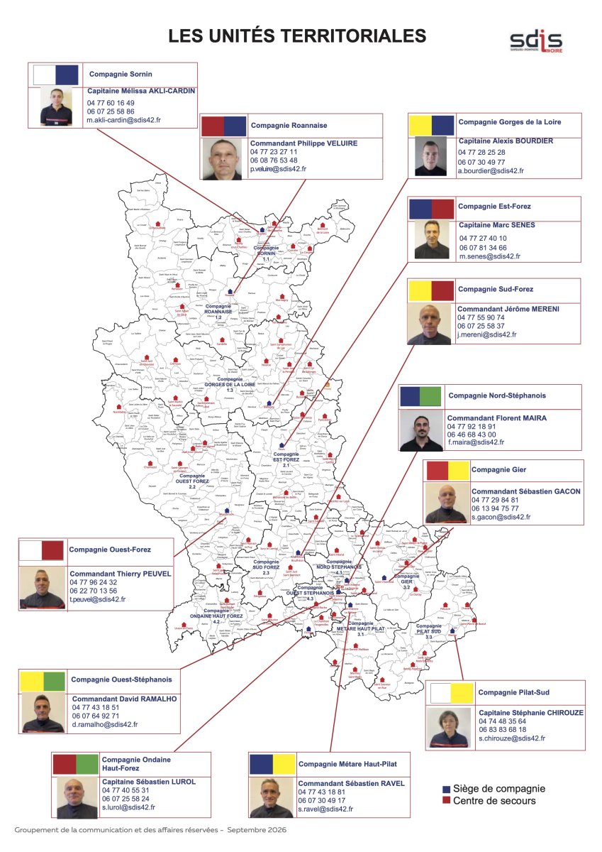 carte des unités territoriales